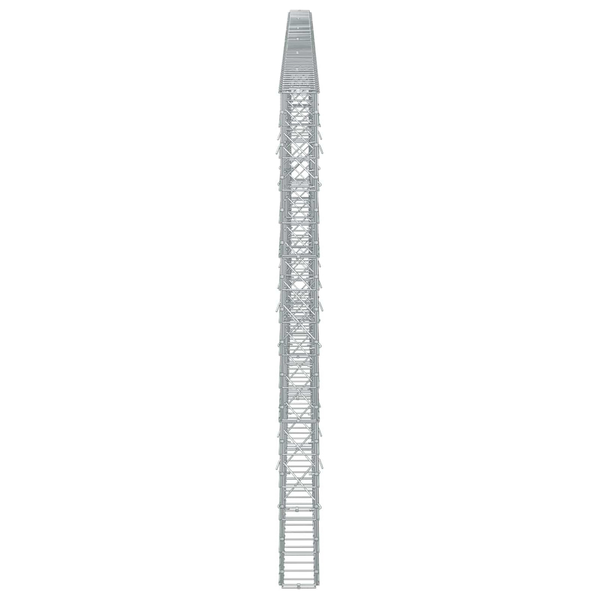 Γκαμπιόν με σύρμα 3,5 mm και πλέγμα 10x10 cm 600x10x150 εκ - Pakobazaar