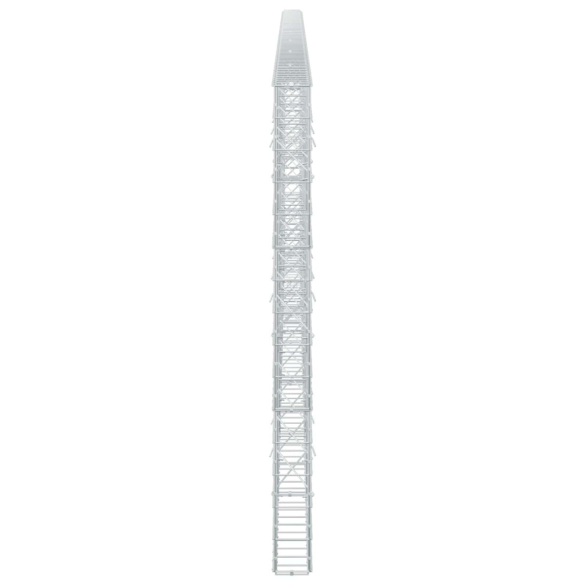 Γκαμπιόν με σύρμα 3,5 mm και πλέγμα 10x10 cm 750x10x150 εκ - Pakobazaar