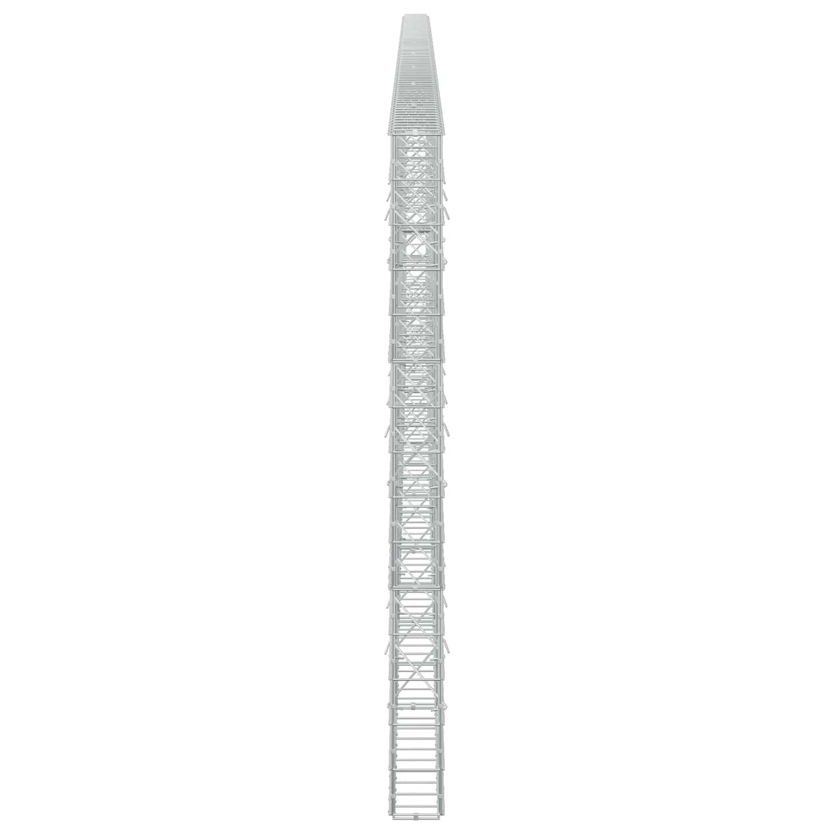 Γκαμπιόν με σύρμα 3,5 mm και πλέγμα 10x10 cm 850x10x150 εκ - Pakobazaar