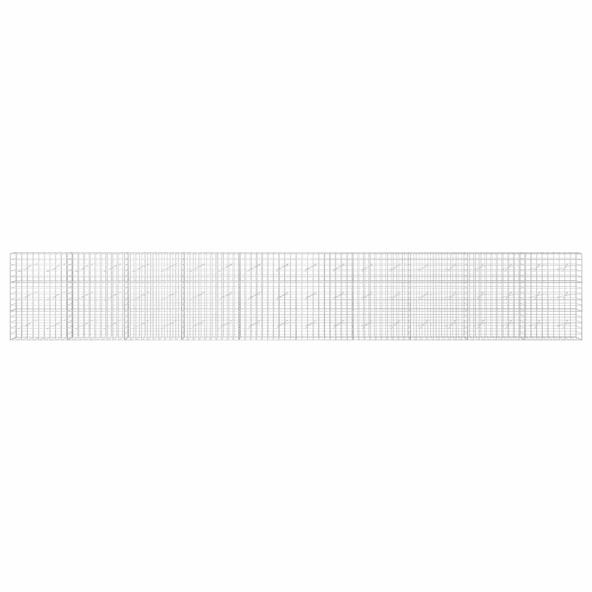 Γκαμπιόν με σύρμα 3,5 mm και πλέγμα 10x10 cm 1000x10x150 εκ - Pakobazaar