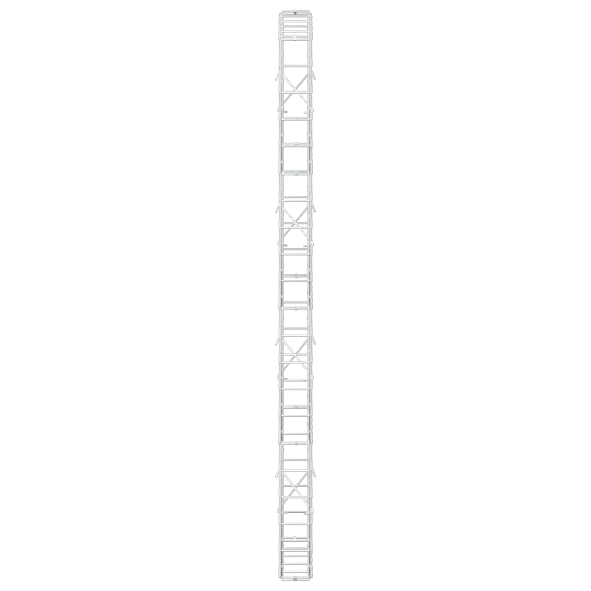 Γκαμπιόν με σύρμα 3,5 mm και πλέγμα 10x10 cm 50x10x200 εκ - Pakobazaar