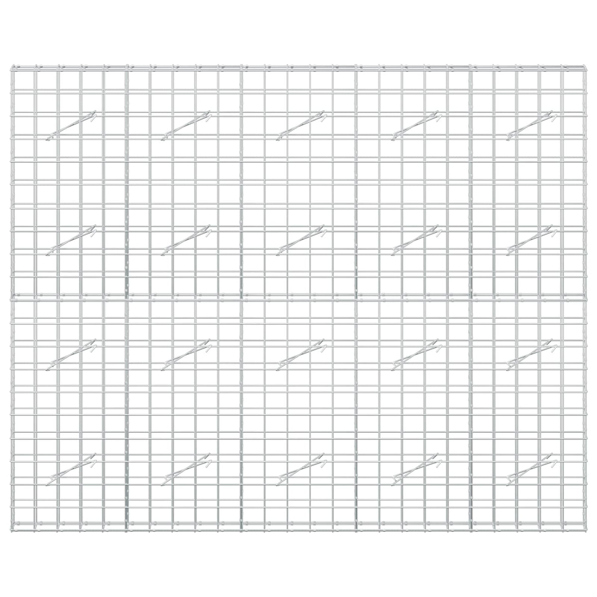 Γκαμπιόν με σύρμα 3,5 mm και πλέγμα 10x10 cm 250x10x200 εκ. - Pakobazaar