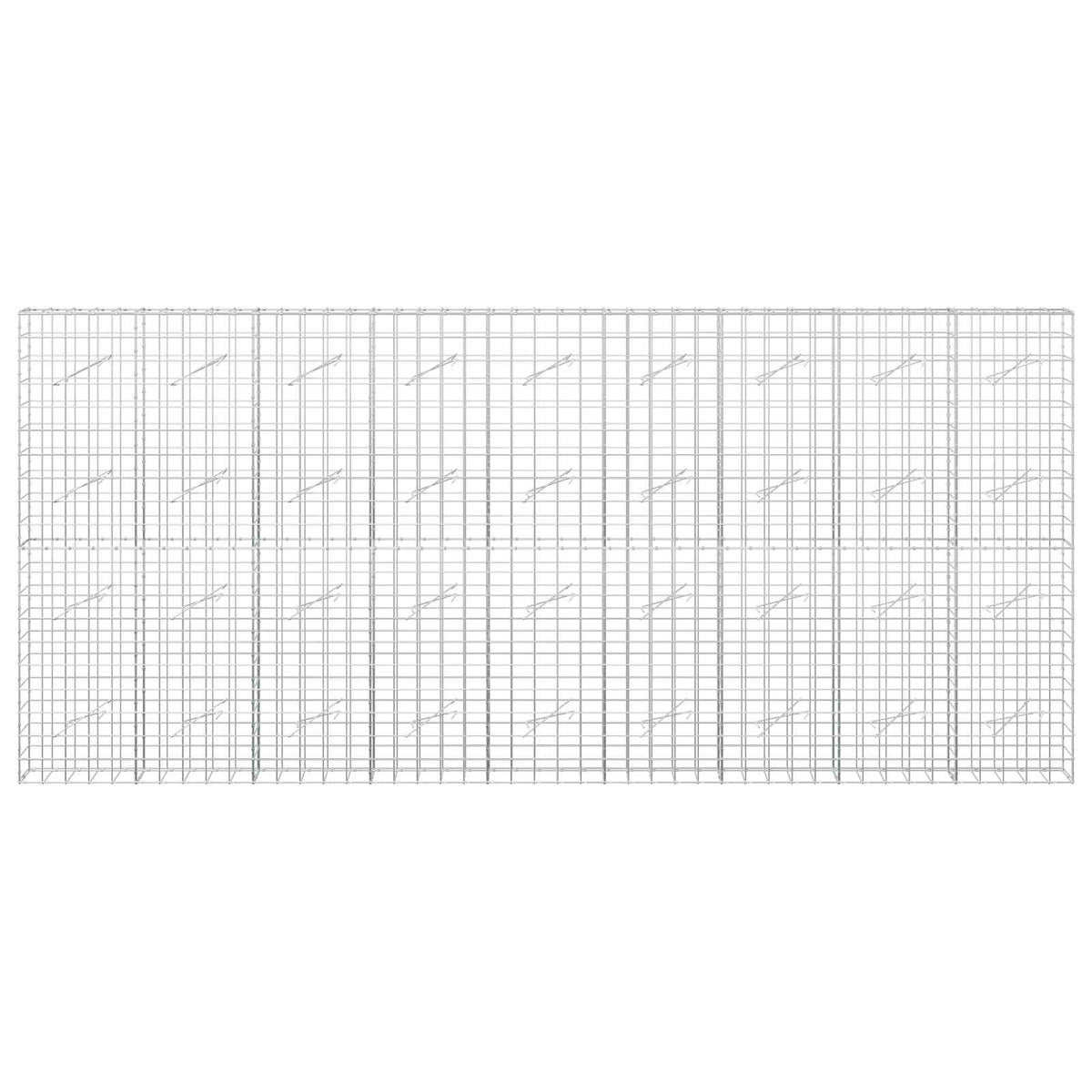 Γκαμπιόν με σύρμα 3,5 mm και πλέγμα 10x10 cm 450x10x200 εκ - Pakobazaar