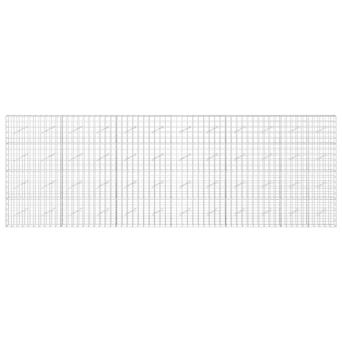 Γκαμπιόν με σύρμα 3,5 mm και πλέγμα 10x10 cm 600x10x200 εκ - Pakobazaar