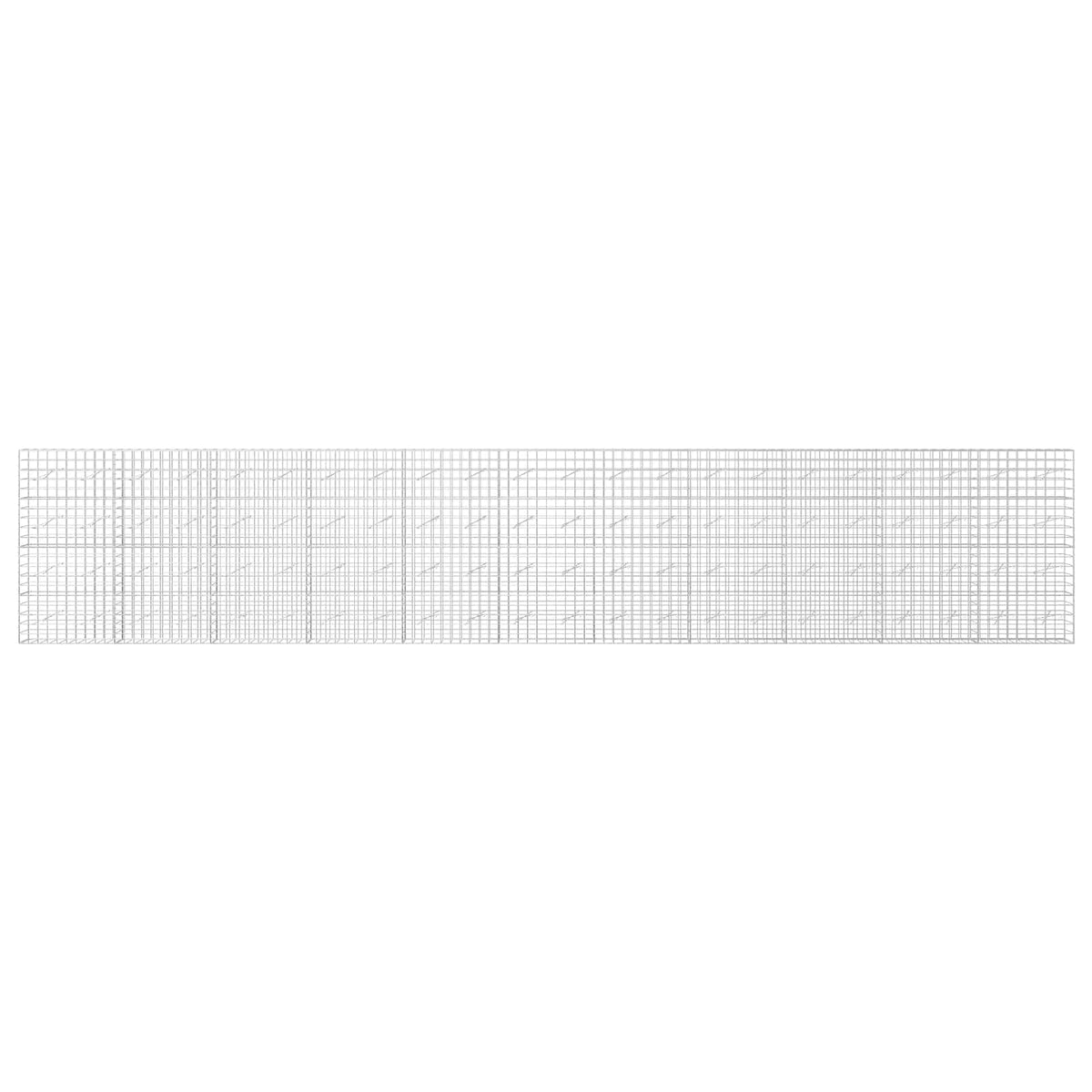 Γκαμπιόν με σύρμα 3,5 mm και πλέγμα 10x10 cm 1100x10x200 εκ - Pakobazaar