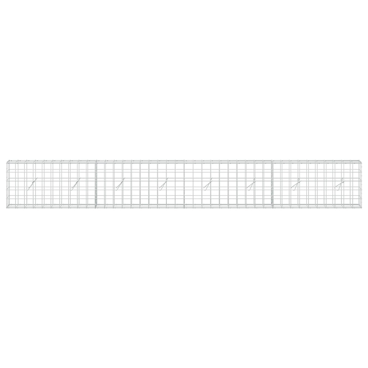 Γκαμπιόν με σύρμα 3,5 mm και πλέγμα 10x10 cm 400x20x50 εκ - Pakobazaar
