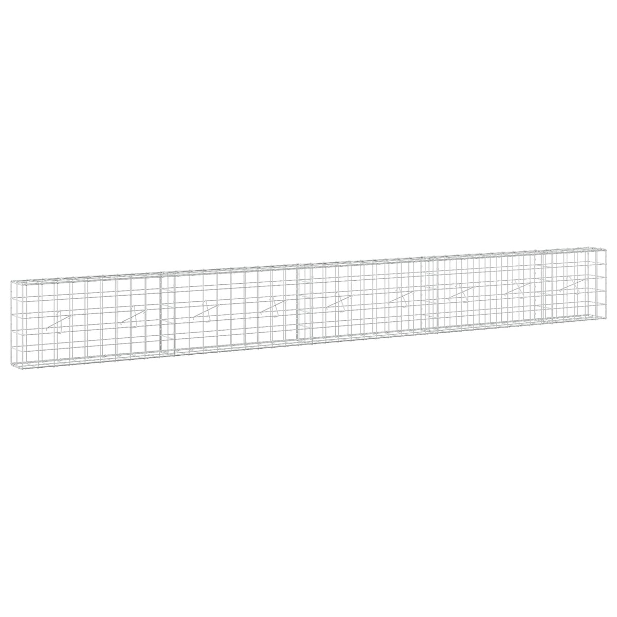 Γκαμπιόν με σύρμα 3,5 mm και πλέγμα 10x10 cm 450x20x50 εκ