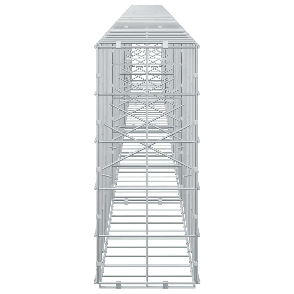 Γκαμπιόν με σύρμα 3,5 mm και πλέγμα 10x10 cm 550x20x50 εκ - Pakobazaar