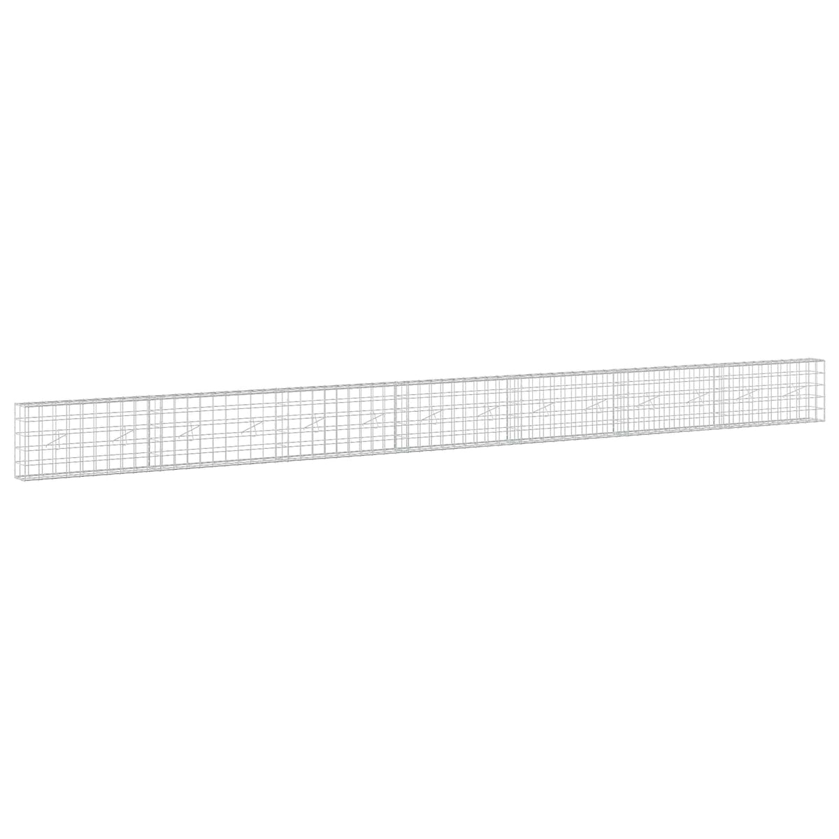 Γκαμπιόν με σύρμα 3,5 mm και πλέγμα 10x10 cm 700x20x50 εκ