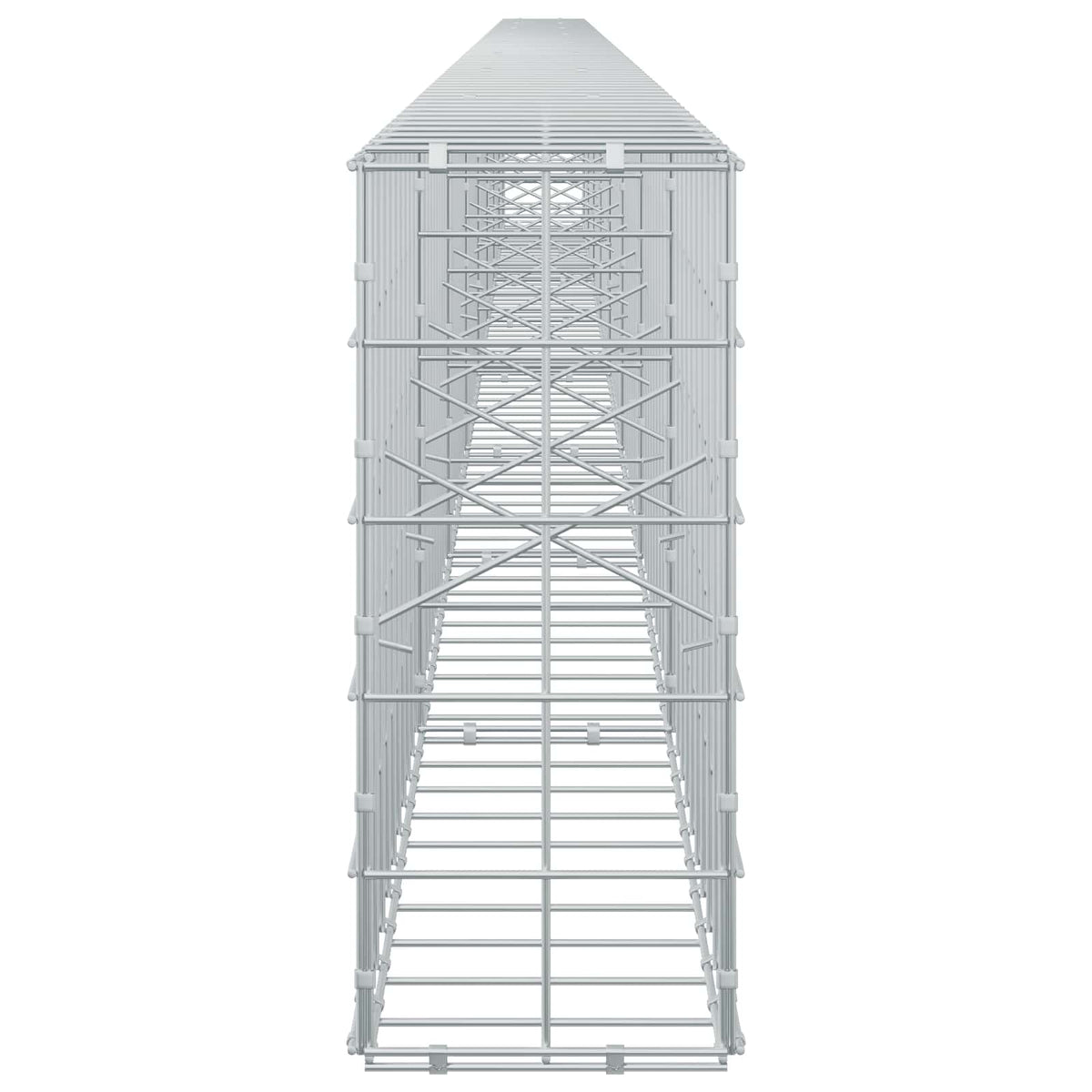 Γκαμπιόν με σύρμα 3,5 mm και πλέγμα 10x10 cm 800x20x50 εκ - Pakobazaar