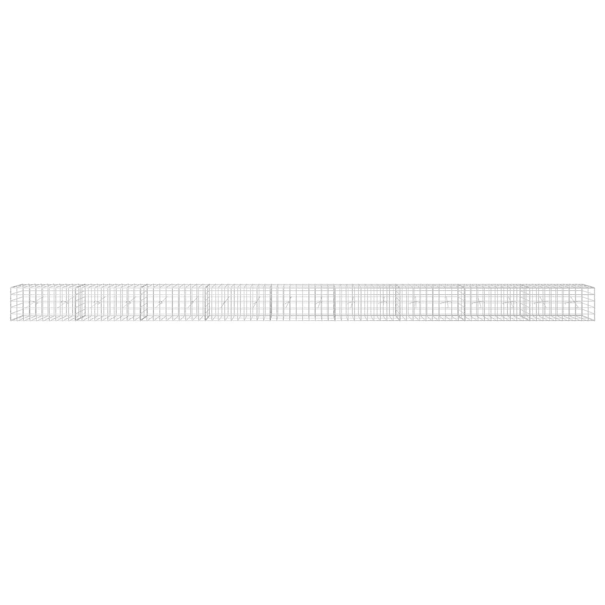 Γκαμπιόν με σύρμα 3,5 mm και πλέγμα 10x10 cm 900x20x50 εκ - Pakobazaar