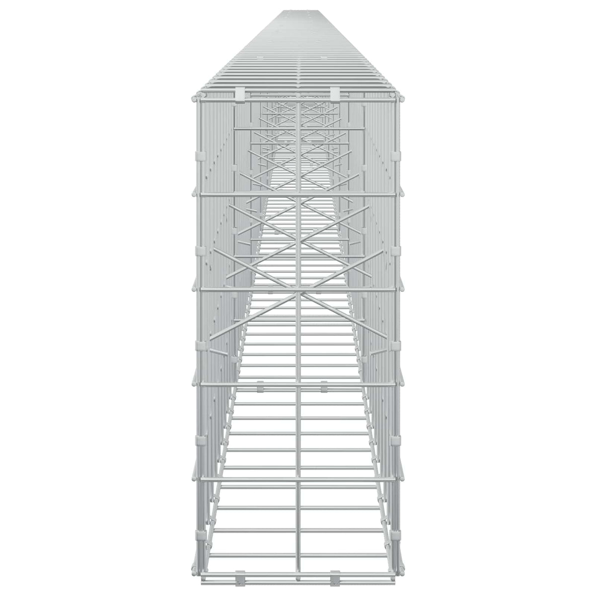 Γκαμπιόν με σύρμα 3,5 mm και πλέγμα 10x10 cm 950x20x50 εκ - Pakobazaar