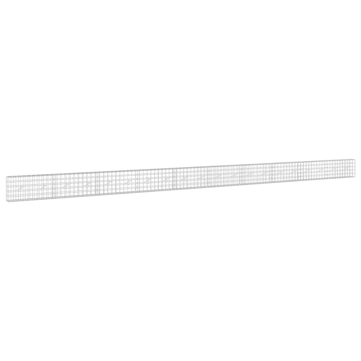 Γκαμπιόν με σύρμα 3,5 mm και πλέγμα 10x10 cm 1000x20x50 εκ - Pakobazaar