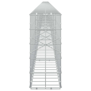 Γκαμπιόν με σύρμα 3,5 mm και πλέγμα 10x10 cm 1000x20x50 εκ - Pakobazaar