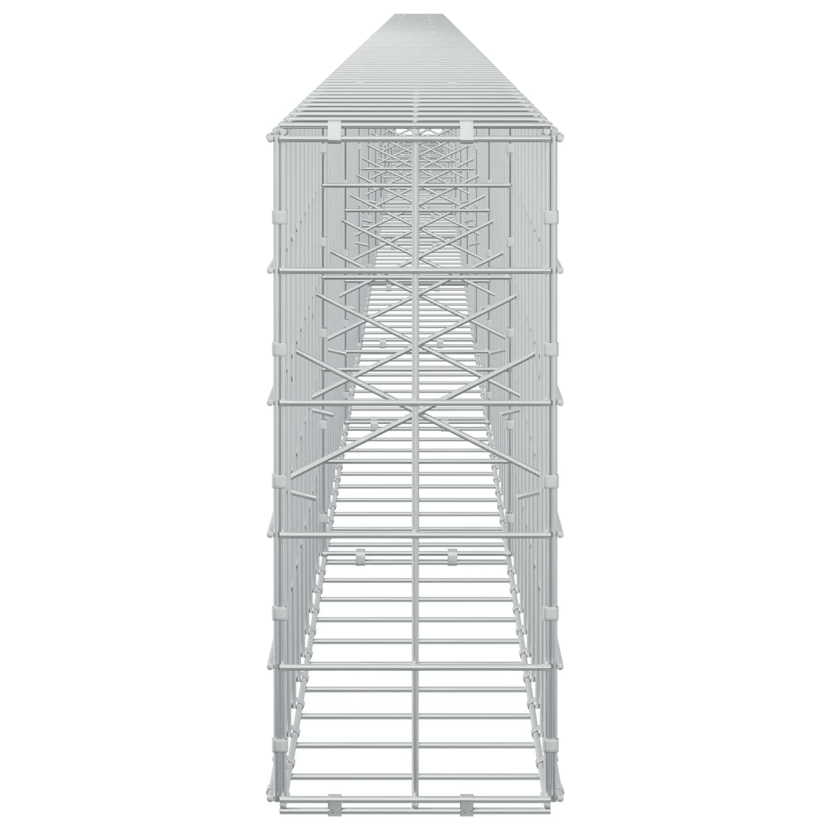 Γκαμπιόν με σύρμα 3,5 mm και πλέγμα 10x10 cm 1050x20x50 εκ - Pakobazaar