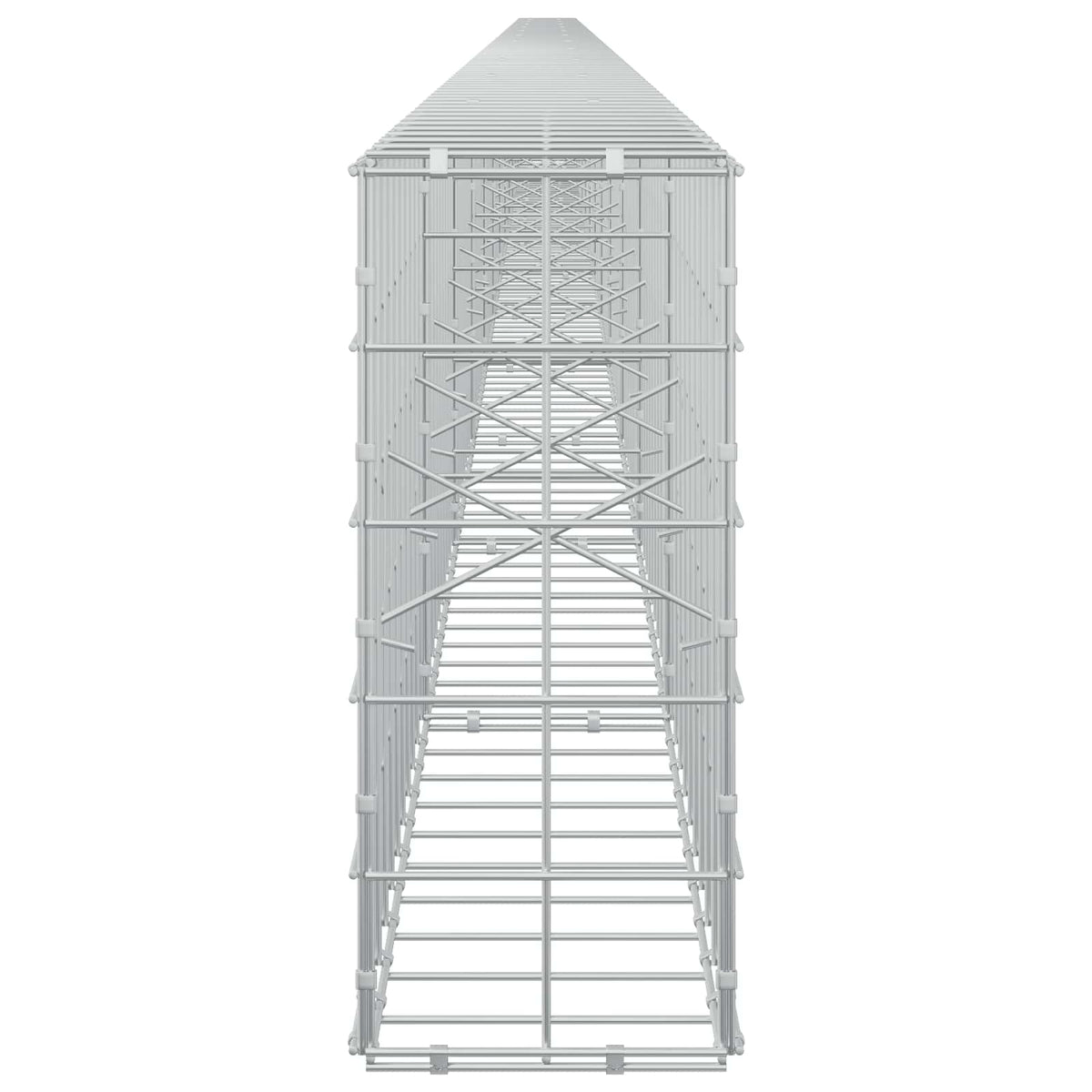 Γκαμπιόν με σύρμα 3,5 mm και πλέγμα 10x10 cm 1150x20x50 εκ - Pakobazaar