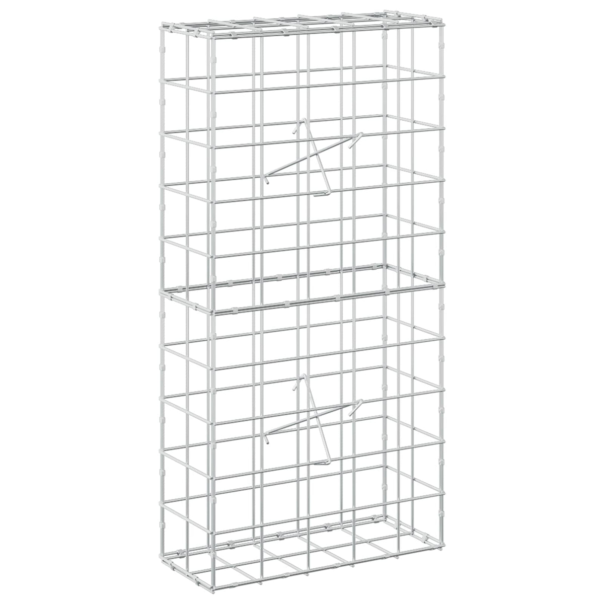 Γκαμπιόν με σύρμα 3,5 mm και πλέγμα 10x10 cm 50x20x100 εκ - Pakobazaar
