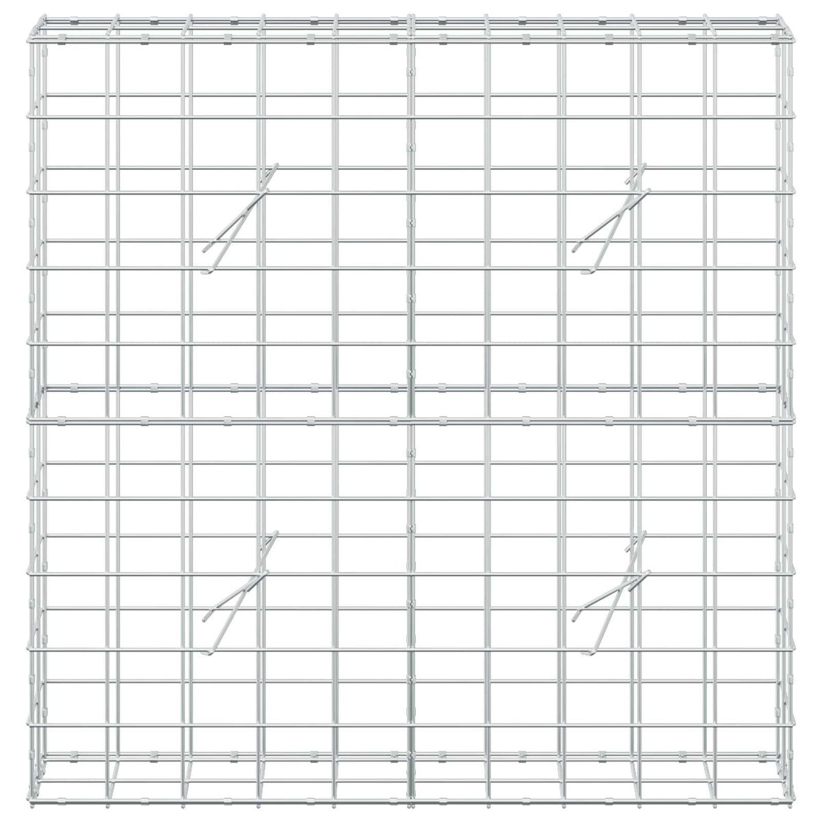 Γκαμπιόν με σύρμα 3,5 mm και πλέγμα 10x10 cm 100x20x100 εκ.
