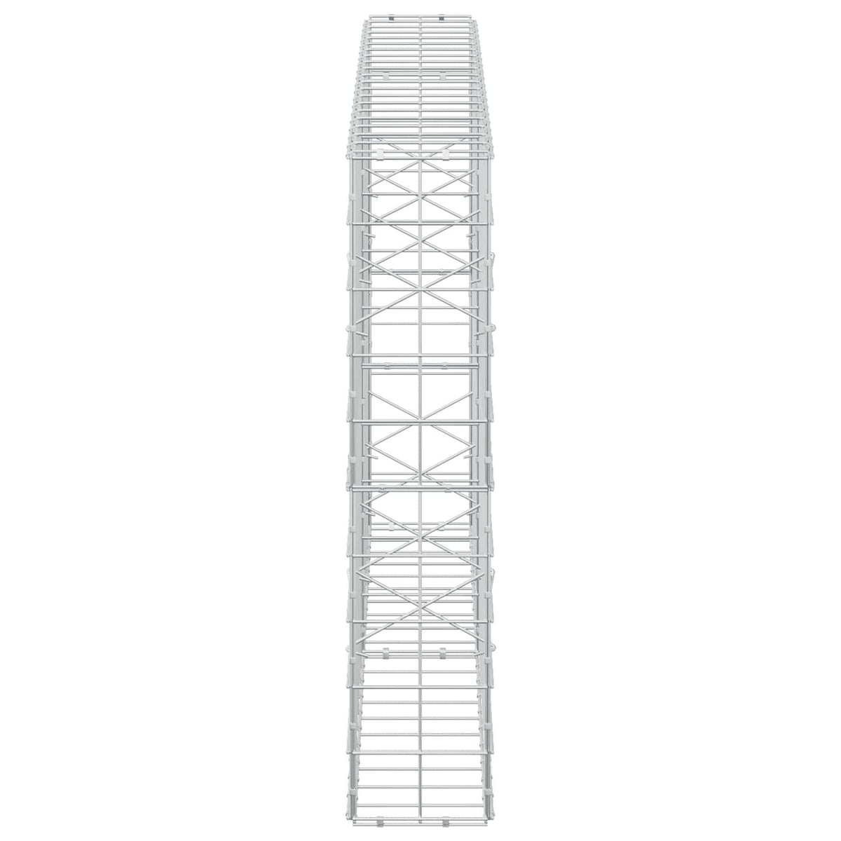 Γκαμπιόν με σύρμα 3,5 mm και πλέγμα 10x10 cm 200x20x100 εκ - Pakobazaar