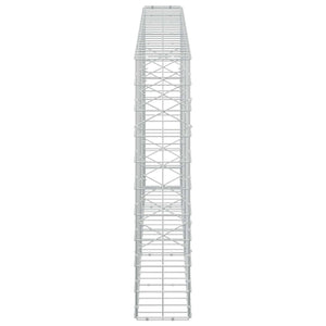Γκαμπιόν με σύρμα 3,5 mm και πλέγμα 10x10 cm 250x20x100 εκ - Pakobazaar