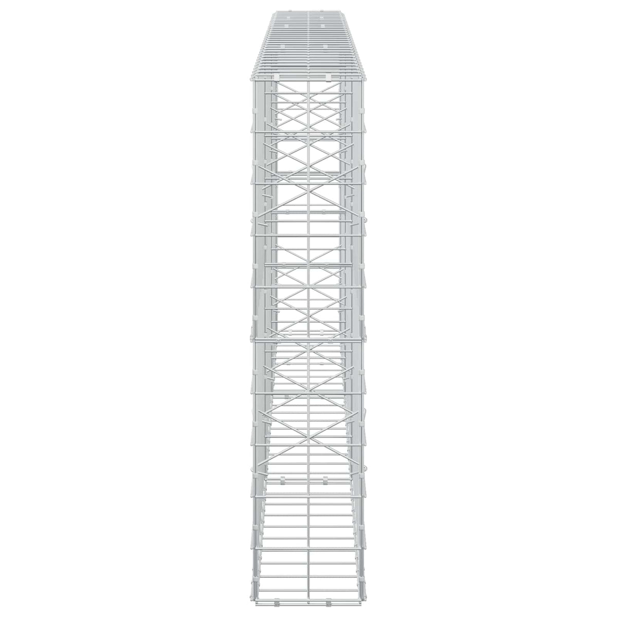 Γκαμπιόν με σύρμα 3,5 mm και πλέγμα 10x10 cm 300x20x100 εκ - Pakobazaar