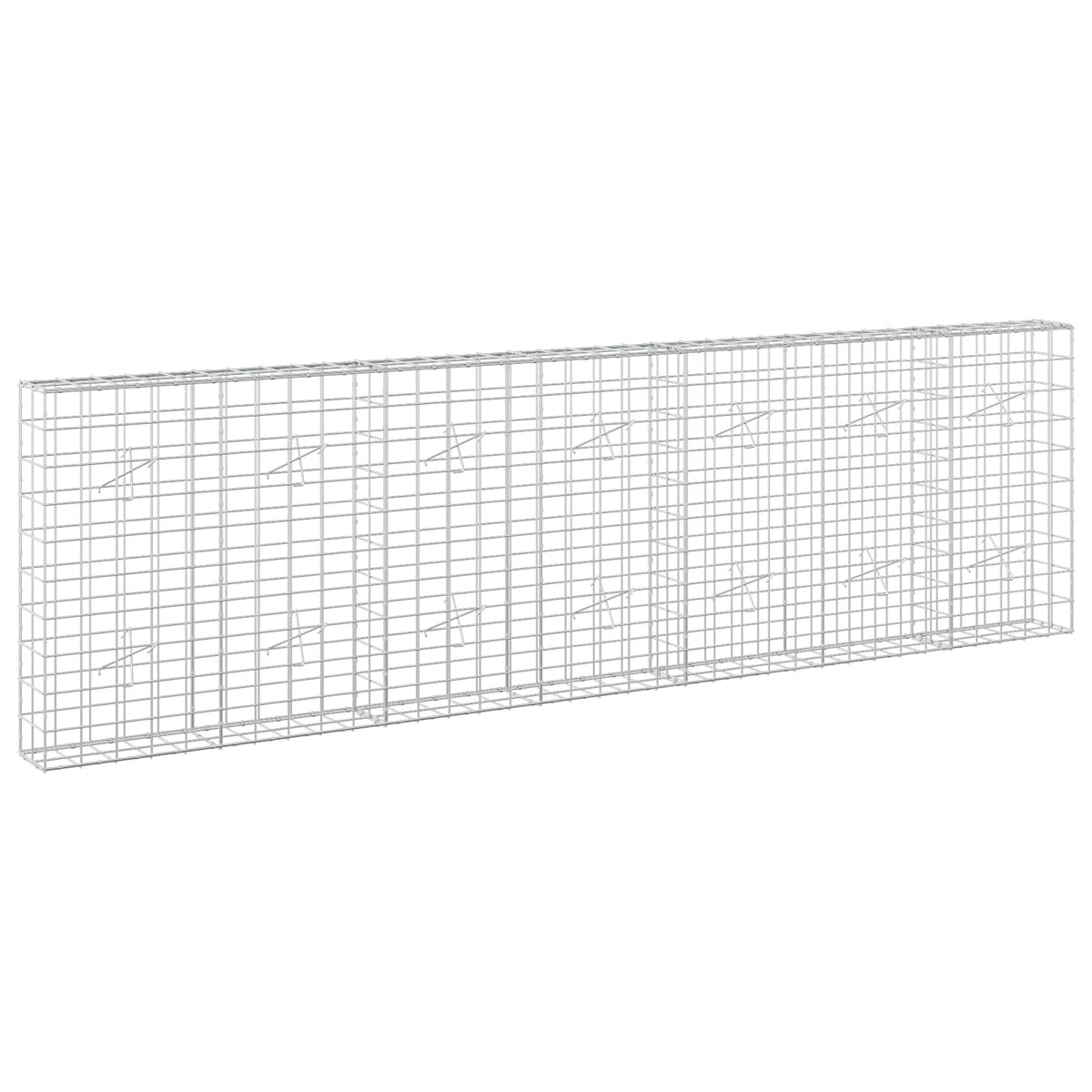 Γκαμπιόν με σύρμα 3,5 mm και πλέγμα 10x10 cm 350x20x100 εκ - Pakobazaar