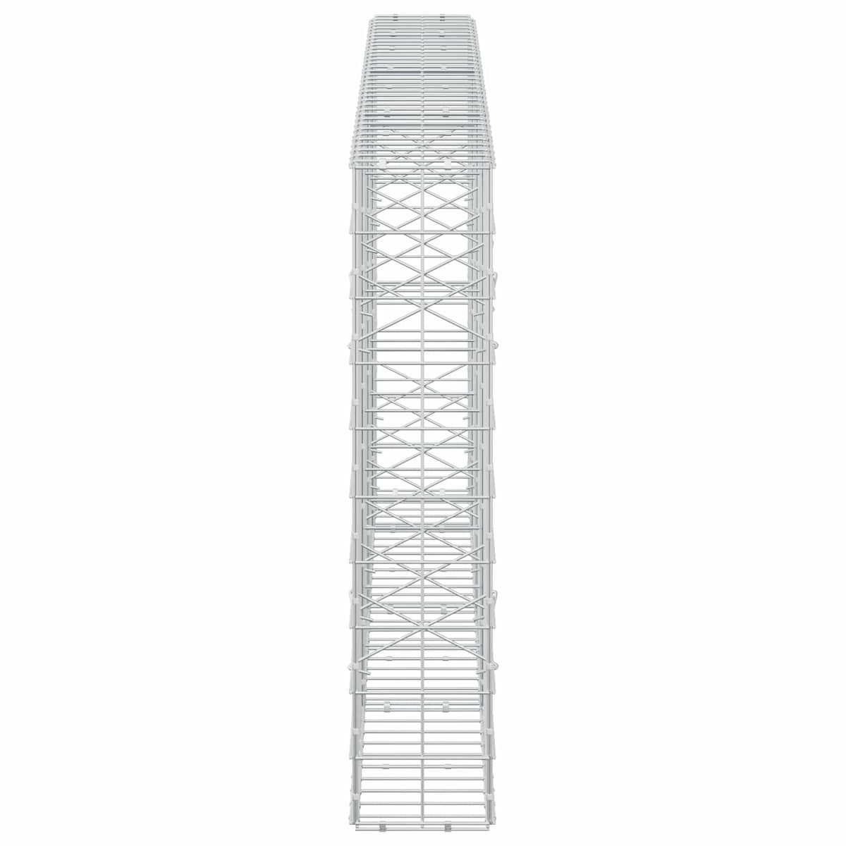 Γκαμπιόν με σύρμα 3,5 mm και πλέγμα 10x10 cm 350x20x100 εκ - Pakobazaar