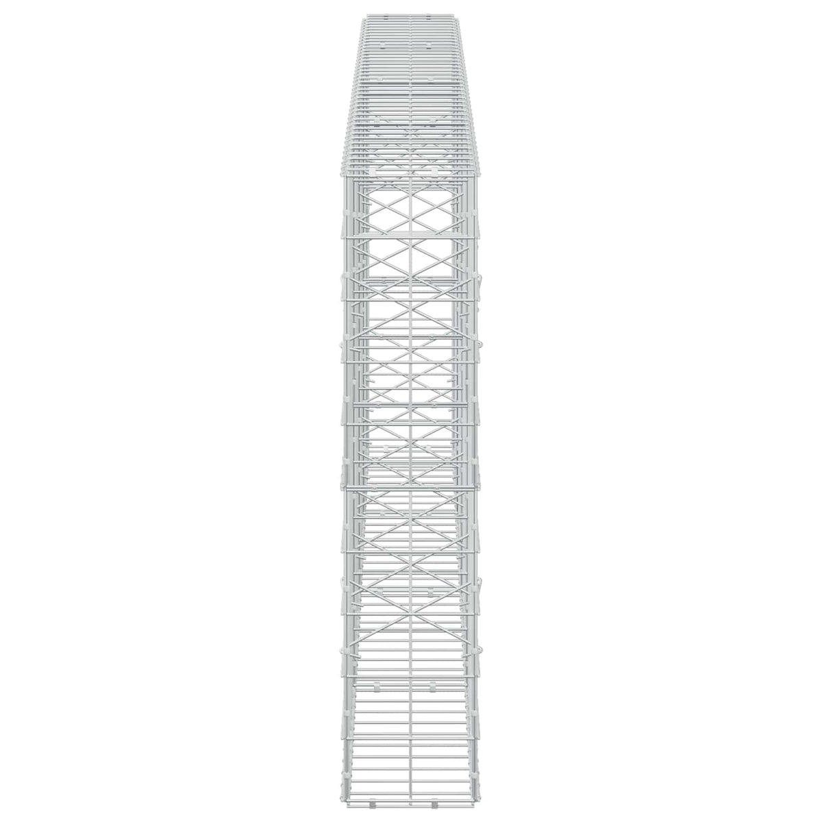 Γκαμπιόν με σύρμα 3,5 mm και πλέγμα 10x10 cm 400x20x100 εκ - Pakobazaar