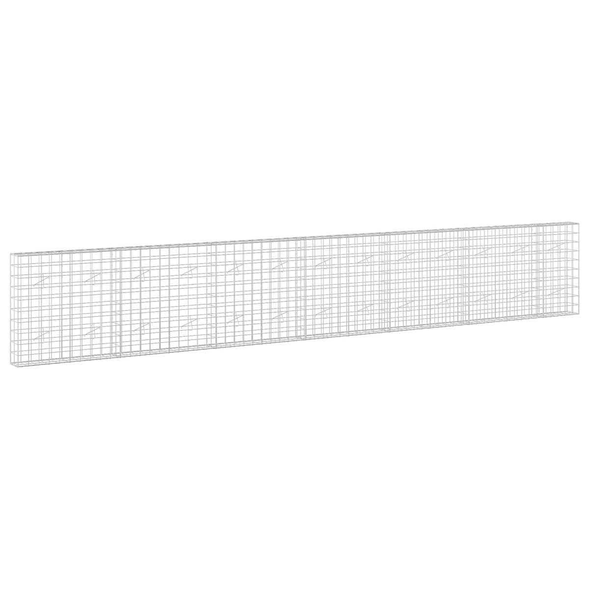 Γκαμπιόν με σύρμα 3,5 mm και πλέγμα 10x10 cm 650x20x100 εκ