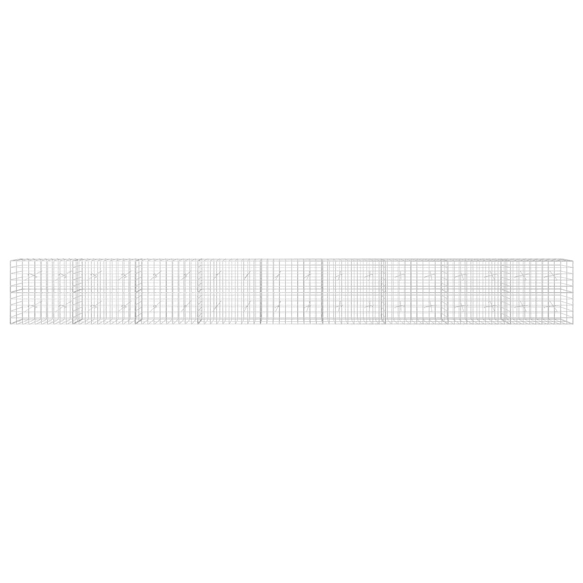 Γκαμπιόν με σύρμα 3,5 mm και πλέγμα 10x10 cm 900x20x100 εκ