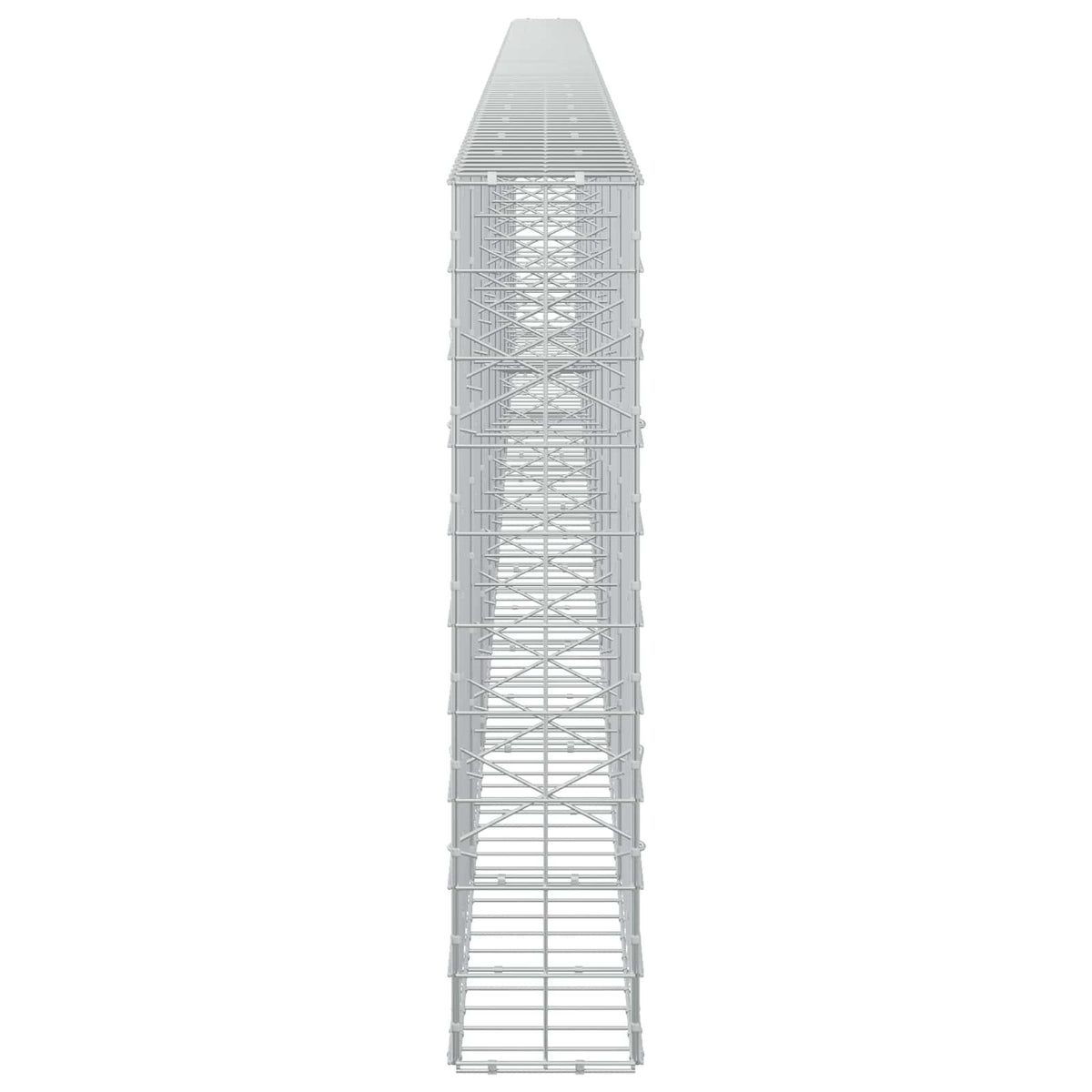 Γκαμπιόν με σύρμα 3,5 mm και πλέγμα 10x10 cm 950x20x100 εκ. - Pakobazaar