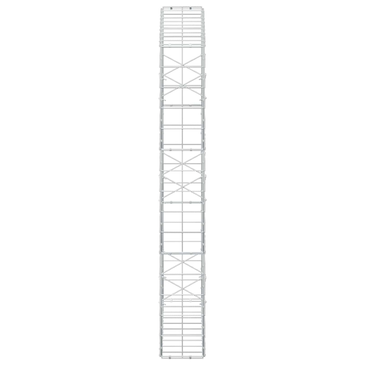 Γκαμπιόν με σύρμα 3,5 mm και πλέγμα 10x10 cm 100x20x150 εκ - Pakobazaar