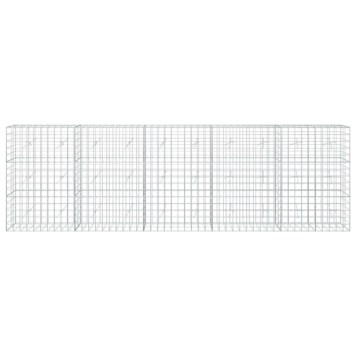 Γκαμπιόν με σύρμα 3,5 mm και πλέγμα 10x10 cm 500x20x150 εκ