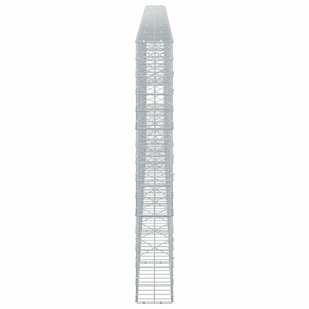 Γκαμπιόν με σύρμα 3,5 mm και πλέγμα 10x10 cm 700x20x150 εκ