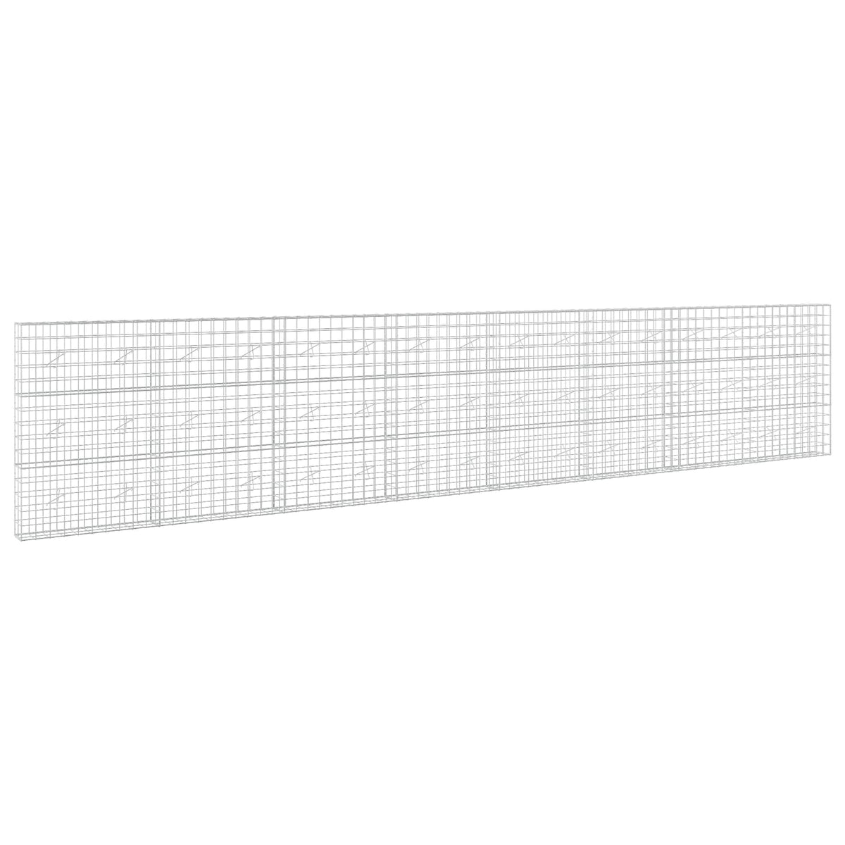 Γκαμπιόν με σύρμα 3,5 mm και πλέγμα 10x10 cm 800x20x150 εκ - Pakobazaar
