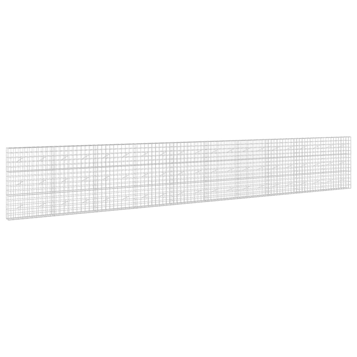 Γκαμπιόν με σύρμα 3,5 mm και πλέγμα 10x10 cm 1000x20x150 εκ - Pakobazaar