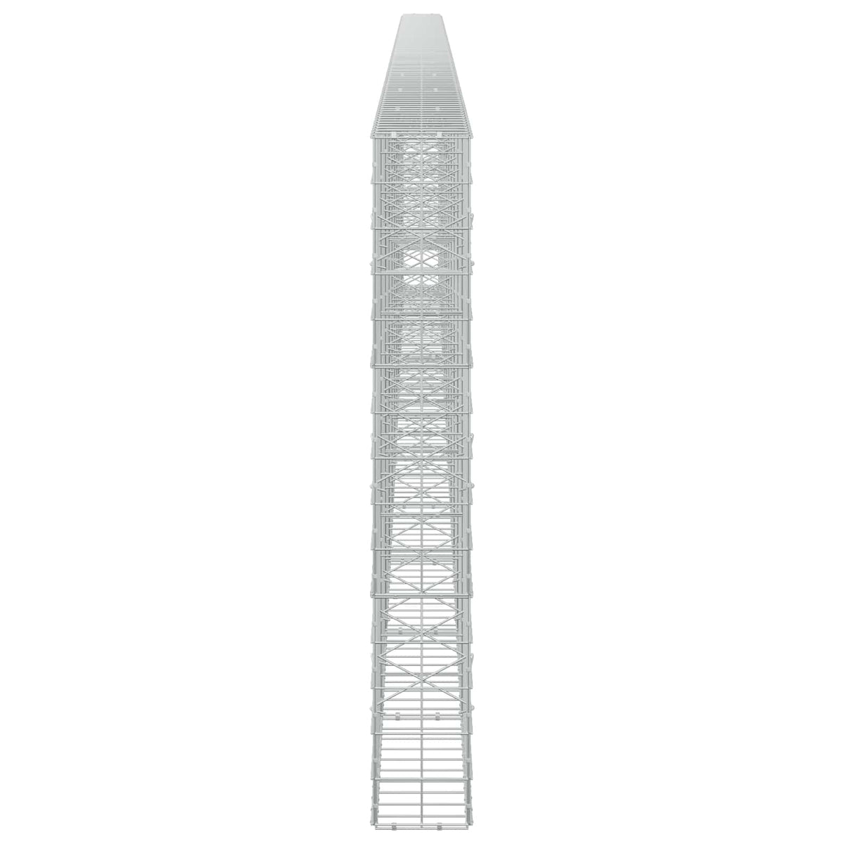 Γκαμπιόν με σύρμα 3,5 mm και πλέγμα 10x10 cm 1100x20x150 εκ
