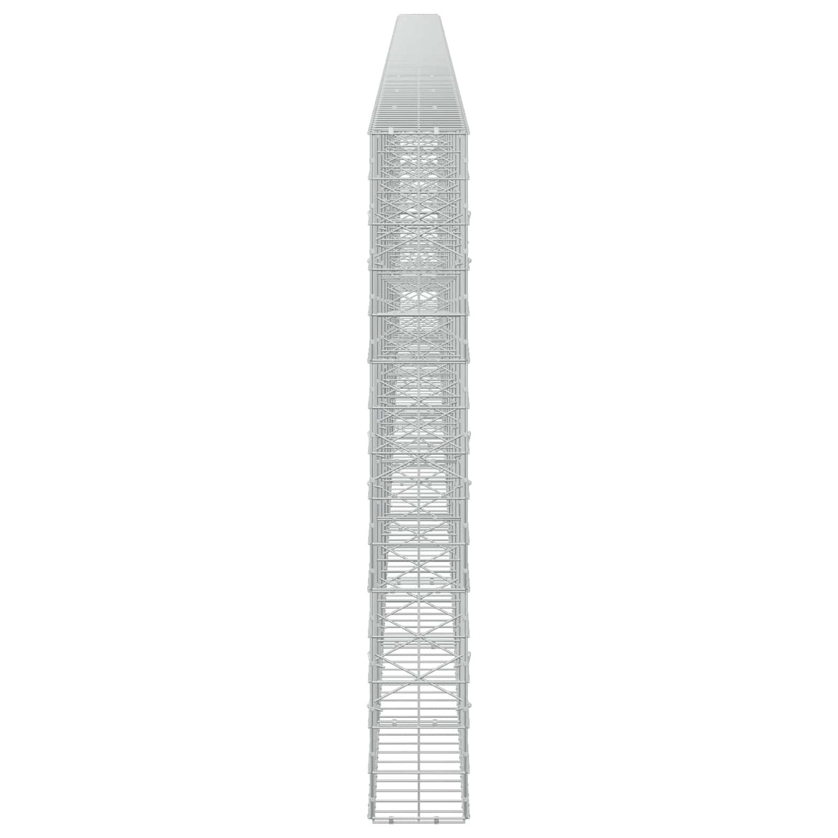 Γκαμπιόν με σύρμα 3,5 mm και πλέγμα 10x10 cm 1150x20x150 εκ - Pakobazaar