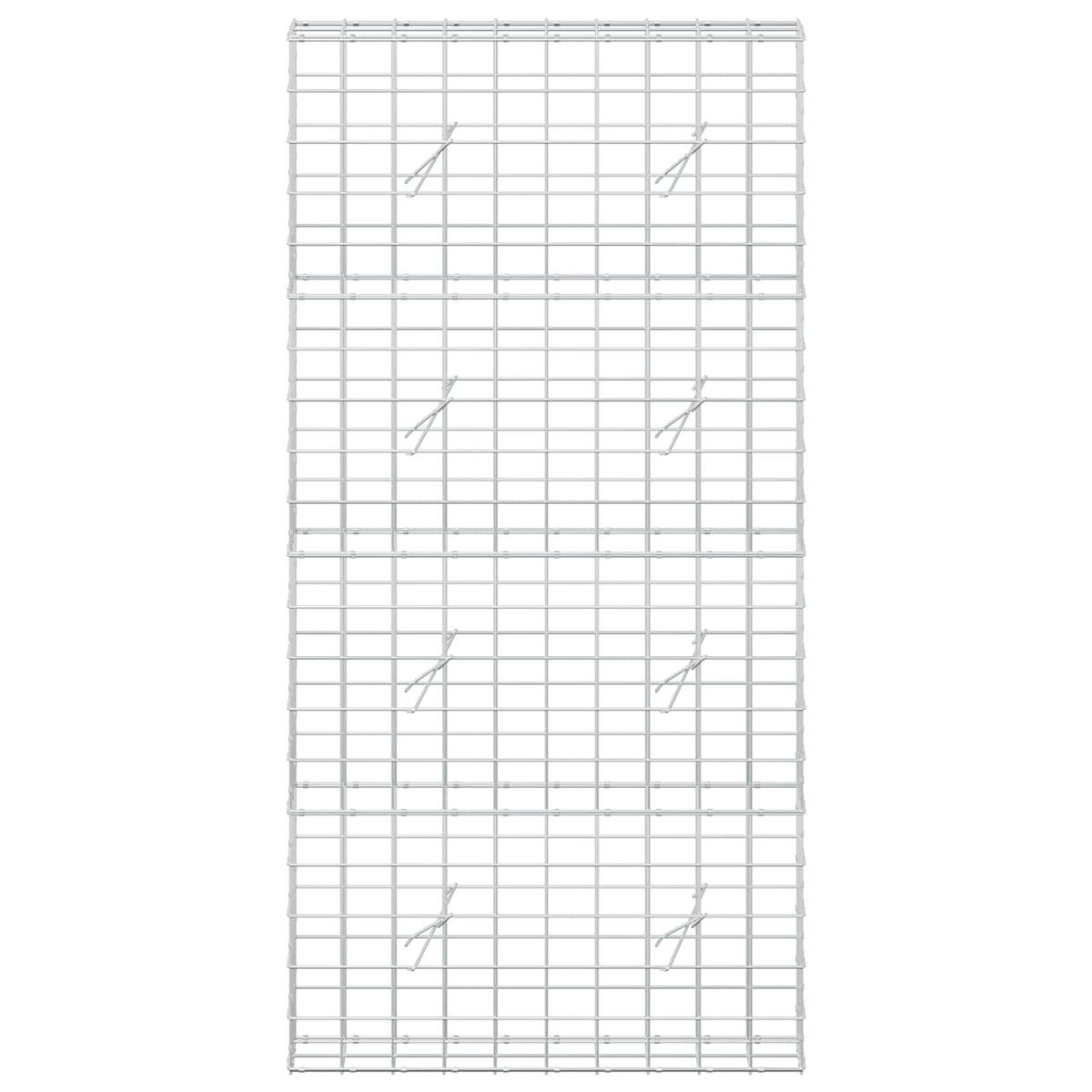 Γκαμπιόν με σύρμα 3,5 mm και πλέγμα 10x10 cm 100x20x200 εκ - Pakobazaar
