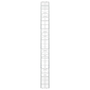 Γκαμπιόν με σύρμα 3,5 mm και πλέγμα 10x10 cm 100x20x200 εκ - Pakobazaar