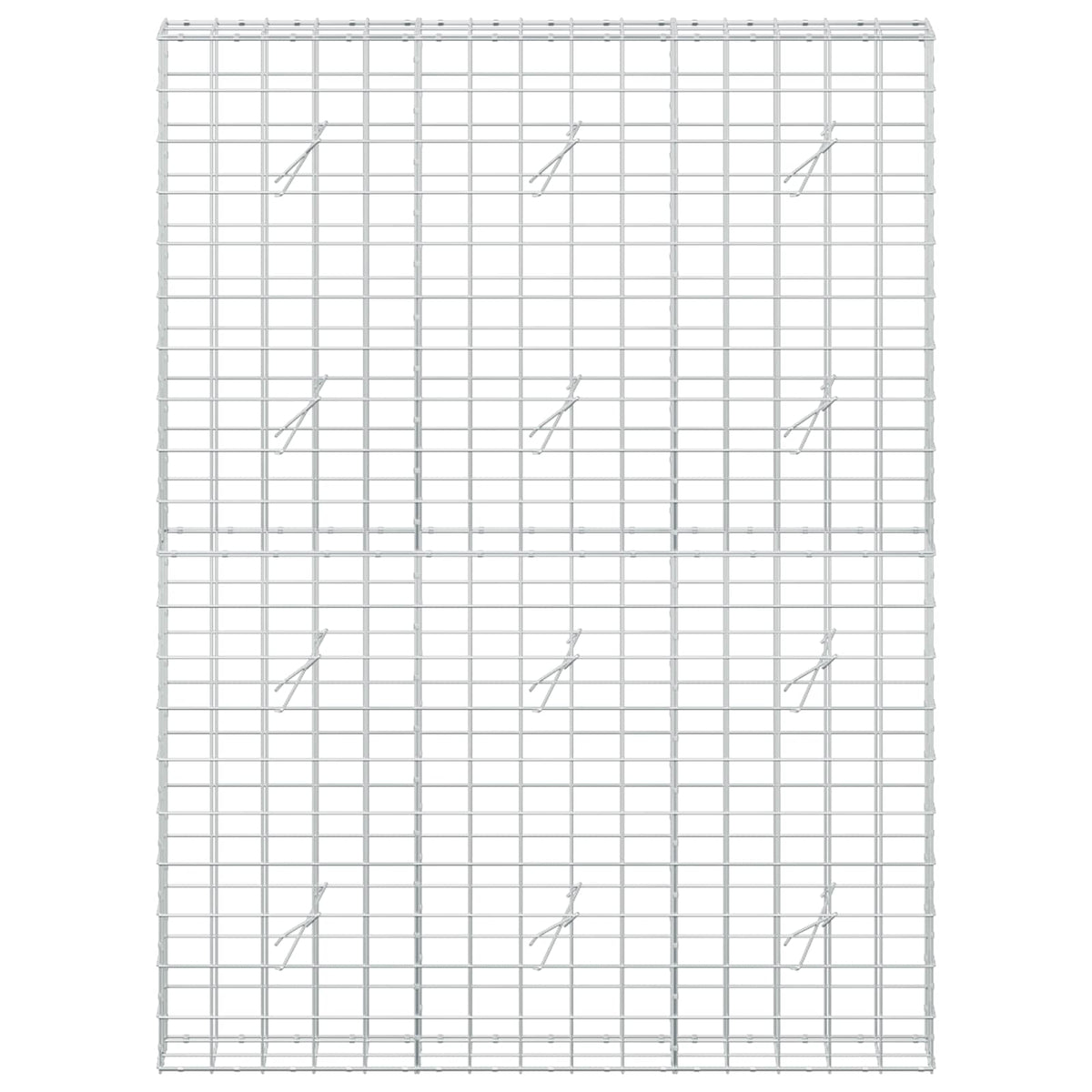 Γκαμπιόν με σύρμα 3,5 mm και πλέγμα 10x10 cm 150x20x200 εκ - Pakobazaar