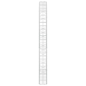 Γκαμπιόν με σύρμα 3,5 mm και πλέγμα 10x10 cm 150x20x200 εκ - Pakobazaar