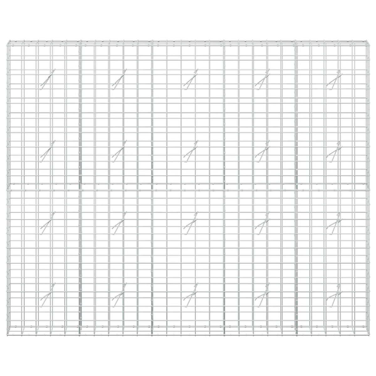 Γκαμπιόν με σύρμα 3,5 mm και πλέγμα 10x10 cm 250x20x200 εκ.