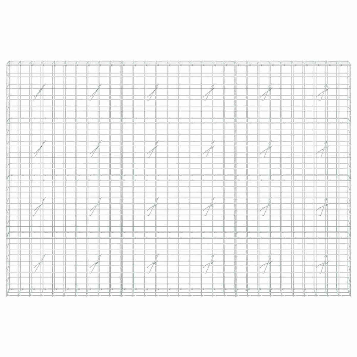 Γκαμπιόν με σύρμα 3,5 mm και πλέγμα 10x10 cm 300x20x200 εκ - Pakobazaar
