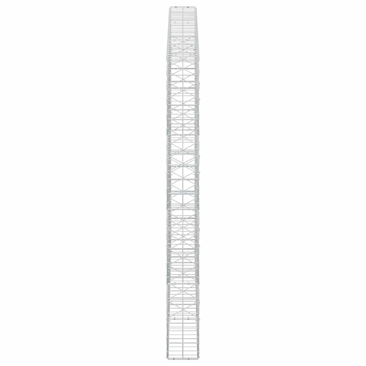 Γκαμπιόν με σύρμα 3,5 mm και πλέγμα 10x10 cm 300x20x200 εκ - Pakobazaar