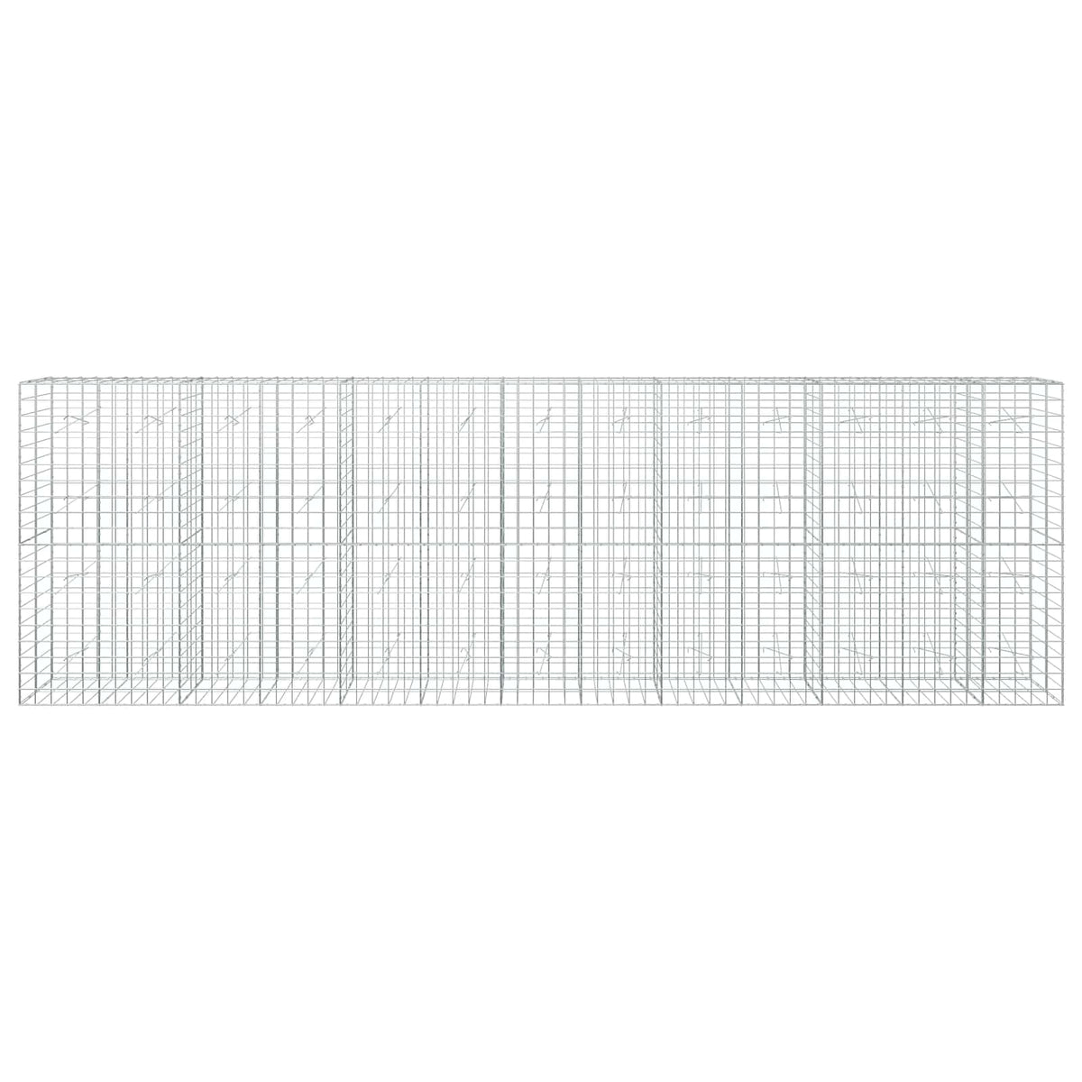 Γκαμπιόν με σύρμα 3,5 mm και πλέγμα 10x10 cm 650x20x200 εκ - Pakobazaar