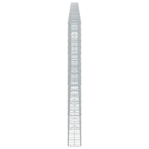 Γκαμπιόν με σύρμα 3,5 mm και πλέγμα 10x10 cm 800x20x200 εκ. - Pakobazaar