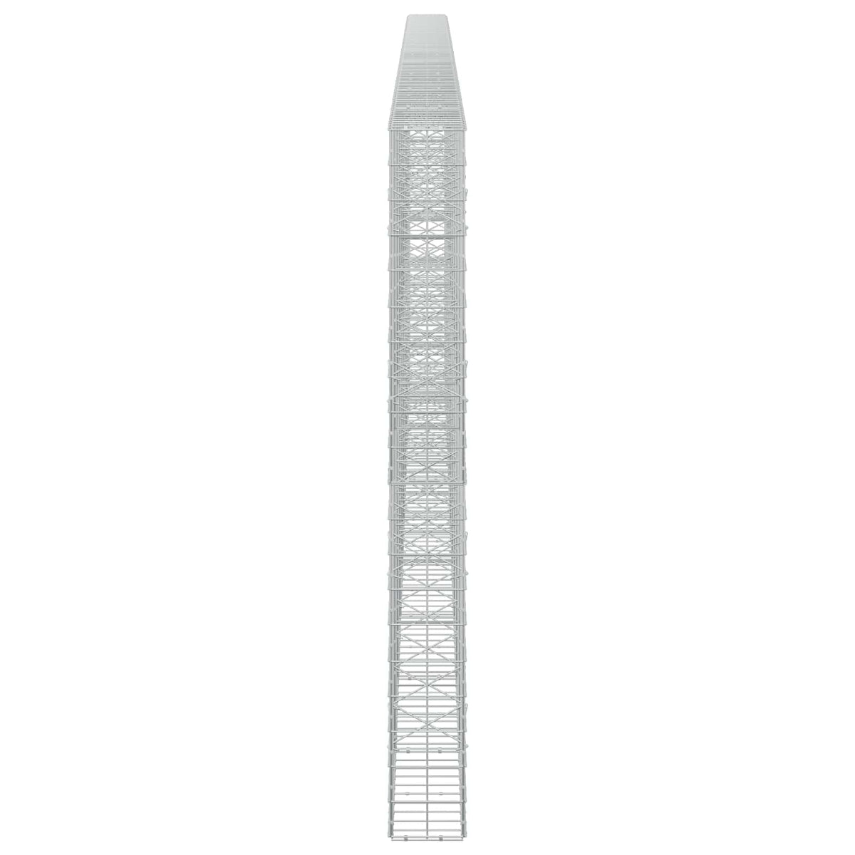 Γκαμπιόν με σύρμα 3,5 mm και πλέγμα 10x10 cm 950x20x200 εκ - Pakobazaar