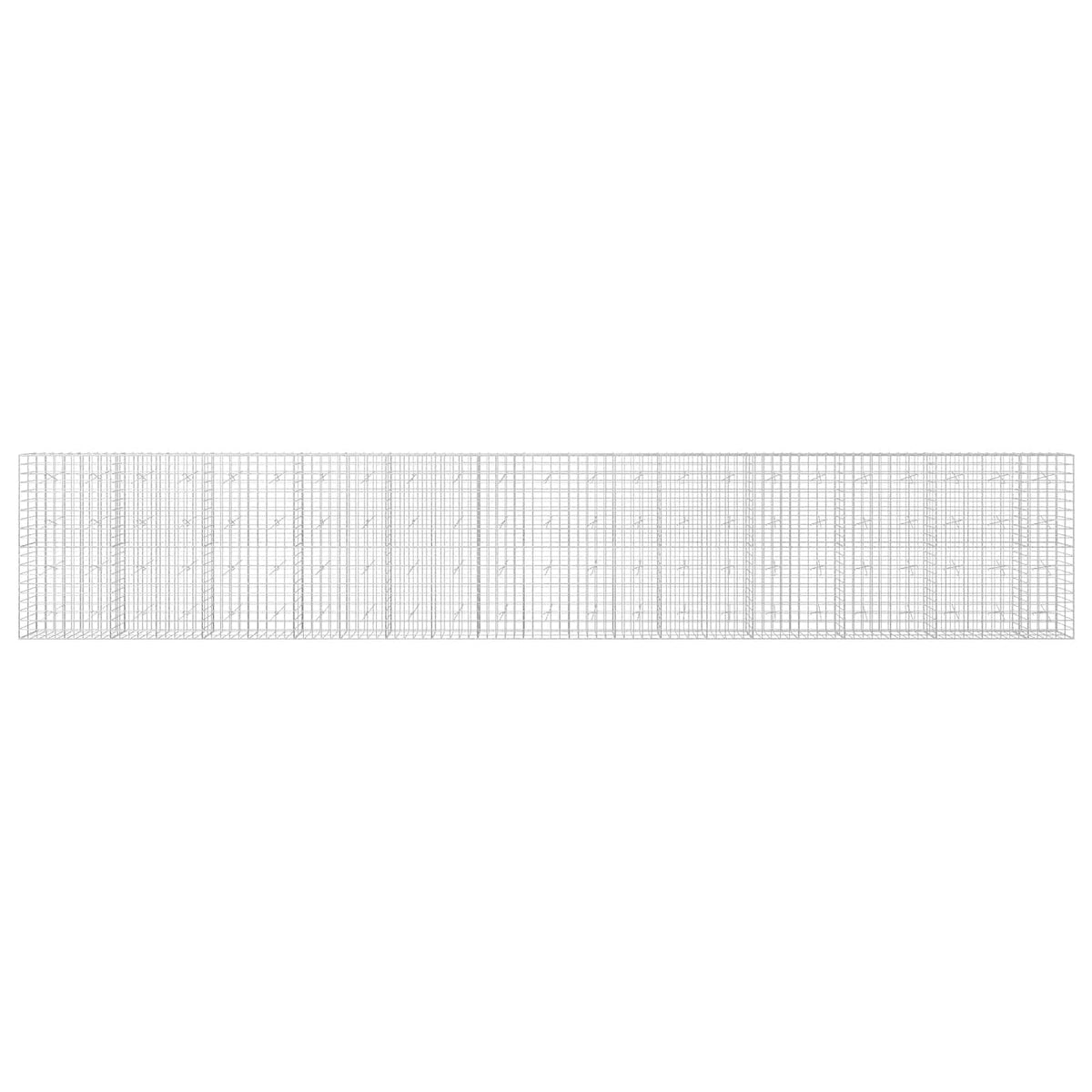 Γκαμπιόν με σύρμα 3,5 mm και πλέγμα 10x10 cm 1150x20x200 εκ - Pakobazaar