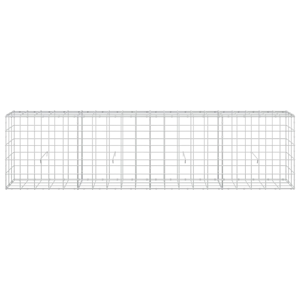 Γκαμπιόν με σύρμα 3,5 mm και πλέγμα 10x10 cm 200x30x50 εκ - Pakobazaar
